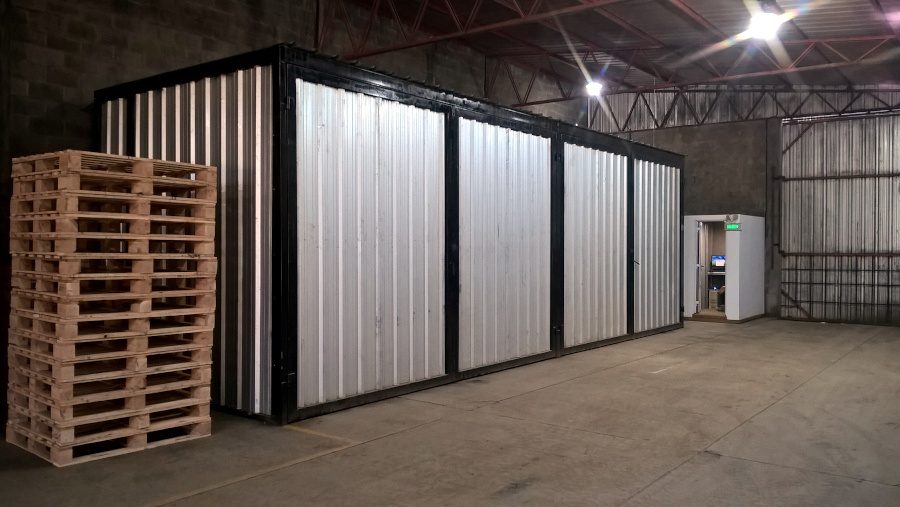 Horno de tratamiento térmico CATEM para pallets certificados NIMF 15